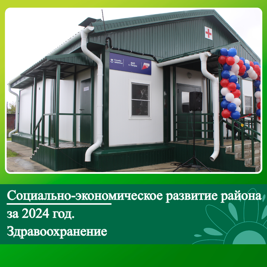 Социально-экономическое развитие Ключевского района за 2024 год. Здравоохранение..